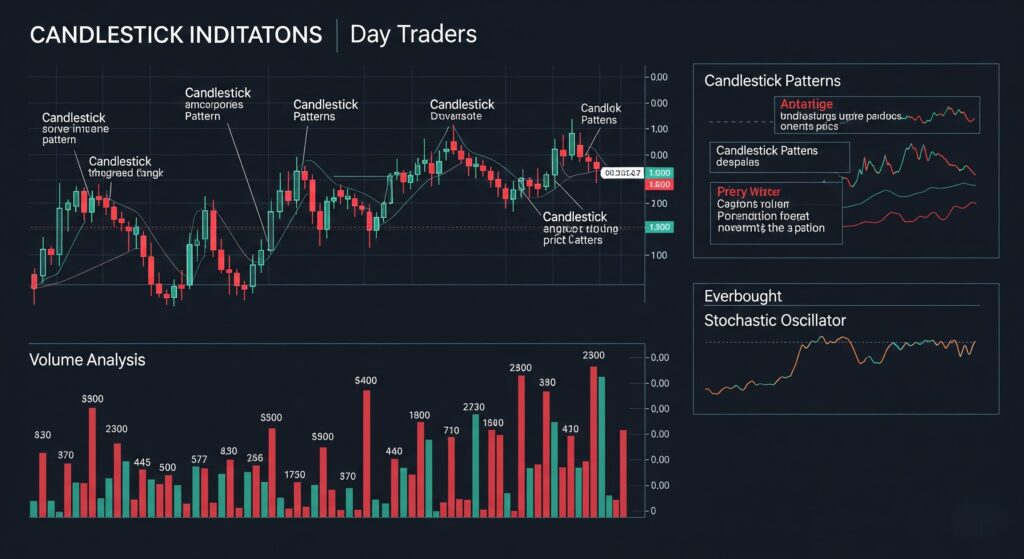 단타 트레이더 필수 지표 정리 (캔들, 볼륨, 스토캐스틱)