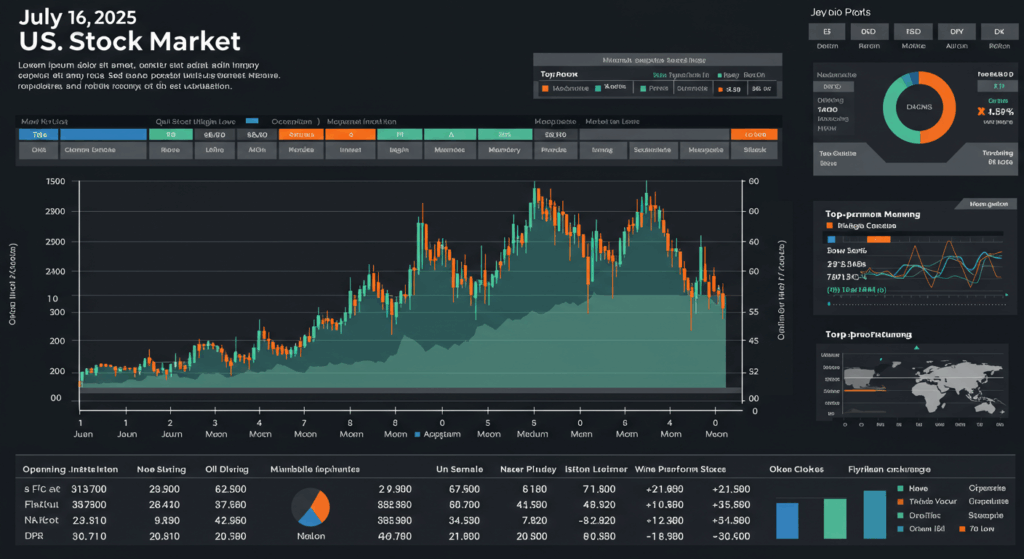 2025년 7월 16일, 오늘의 미국 주식시장 완벽 정리