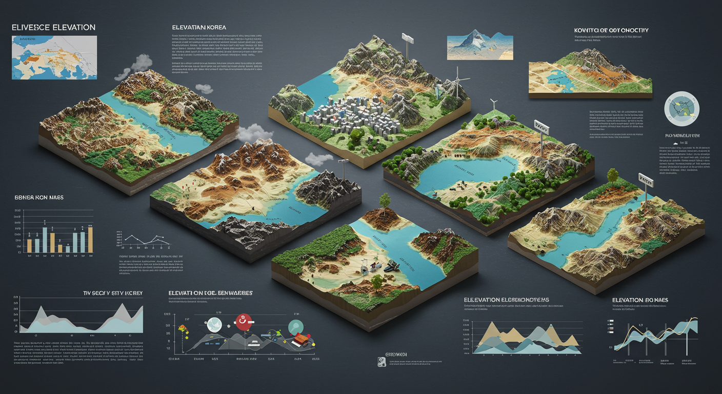 대한민국 도시별 해발고도, 숨겨진 지리 이야기와 우리 삶의 연결! 