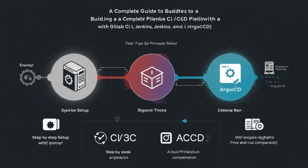GitLab CI, Jenkins, ArgoCD로 완성하는 완벽한 CI/CD 파이프라인 구축 가이드 (feat. 단계별 설정, 장단점 비교)