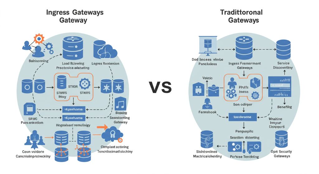 ingress gateway vs gateway 비교정리 2 ingress gateway vs gateway 비교정리
