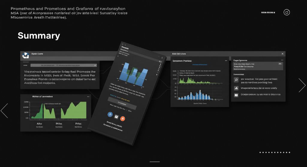 MSA 에서 promedeus 와 graphana에 대해서 정리
