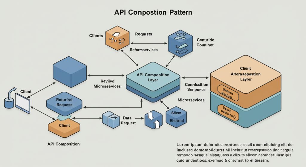 API Composition (API 합성) 패턴은 마이크로서비스 아키텍처(MSA)에서 클라이언트가 여러 마이크로서비스에 분산되어 있는 데이터를 한 번의 요청으로 통합하여 제공받을 수 있도록 해주는 패턴 2 API Composition (API 합성) 패턴은 마이크로서비스 아키텍처(MSA)에서 클라이언트가 여러 마이크로서비스에 분산되어 있는 데이터를 한 번의 요청으로 통합하여 제공받을 수 있도록 해주는 패턴