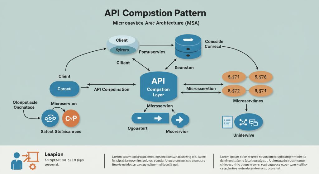 API Composition (API 합성) 패턴은 마이크로서비스 아키텍처(MSA)에서 클라이언트가 여러 마이크로서비스에 분산되어 있는 데이터를 한 번의 요청으로 통합하여 제공받을 수 있도록 해주는 패턴