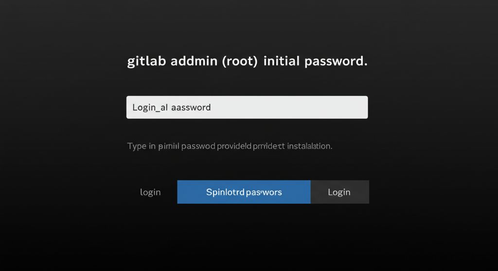 gitlab admin(root) 초기 비밀번호
