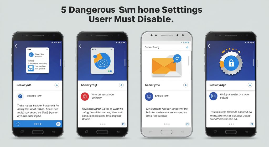 삼성폰 사용자라면 꼭 꺼야 할 위험한 설정 5가지 (개인정보 유출 방지법)
