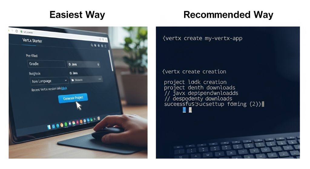 Vert.x 프로젝트를 생성하는 가장 쉽고 권장되는 방법