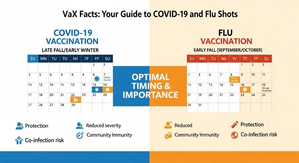 코로나19 및 독감 백신 접종 최적 시기와 중요성 정리