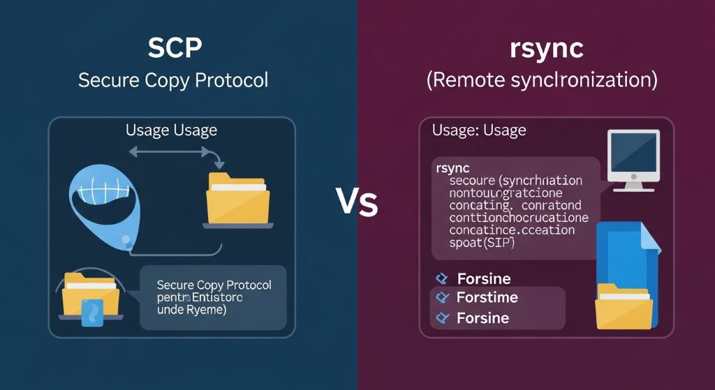 SCP와 rsync의 특장점 비교 및 사용 예제
