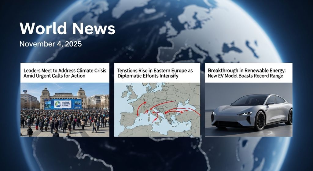 세계 주요 뉴스 (2025년 11월 4일)