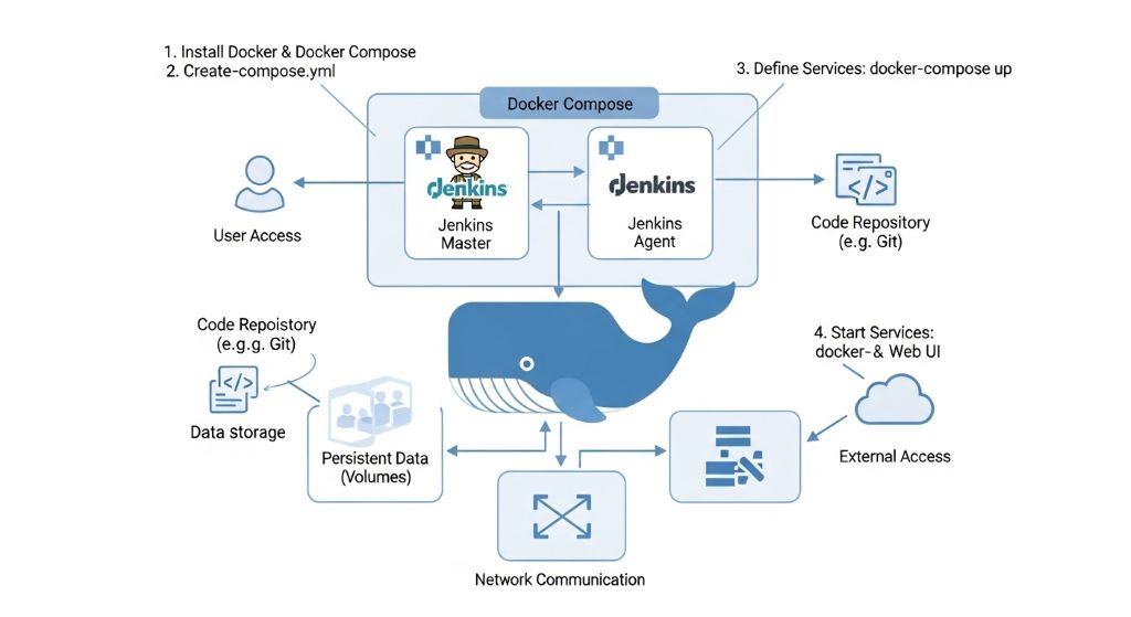 Docker Compose를 사용하여 젠킨스를 셀프 호스팅하는 방법