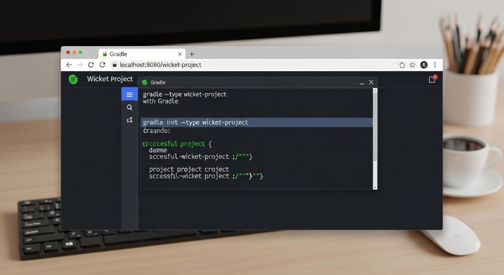 Gradle로 Wicket 프로젝트를 생성하는 방법