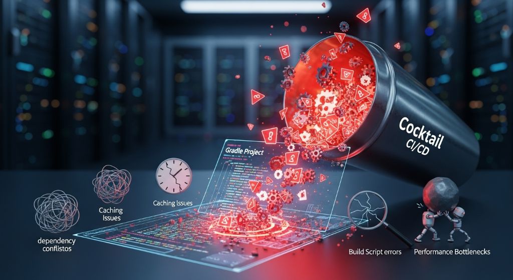 Gradle 프로젝트를 Cocktail(CI/CD 도구)로 작업할 때 오류가 발생하는 주요 이유