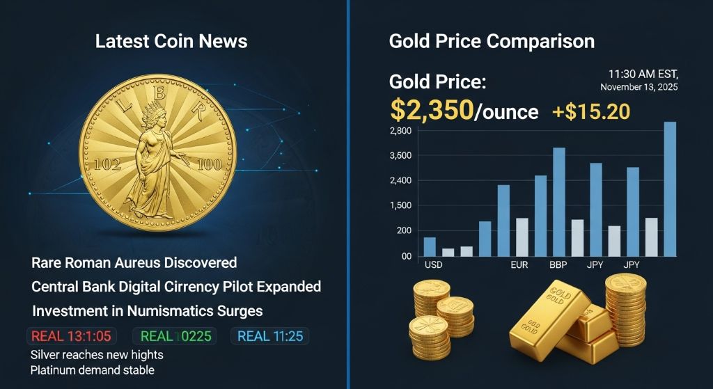 최신 코인 뉴스 및 금 시세 비교 (2025년 11월 13일) 2 최신 코인 뉴스 및 금 시세 비교 (2025년 11월 13일)