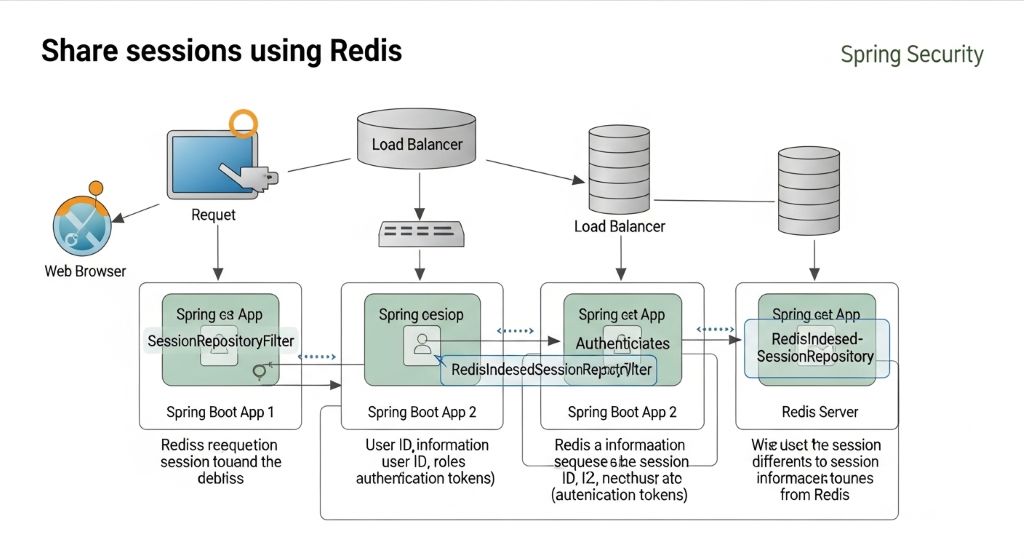 스프링 시큐리티에서 Redis를 이용해 세션을 공유하는 방법
