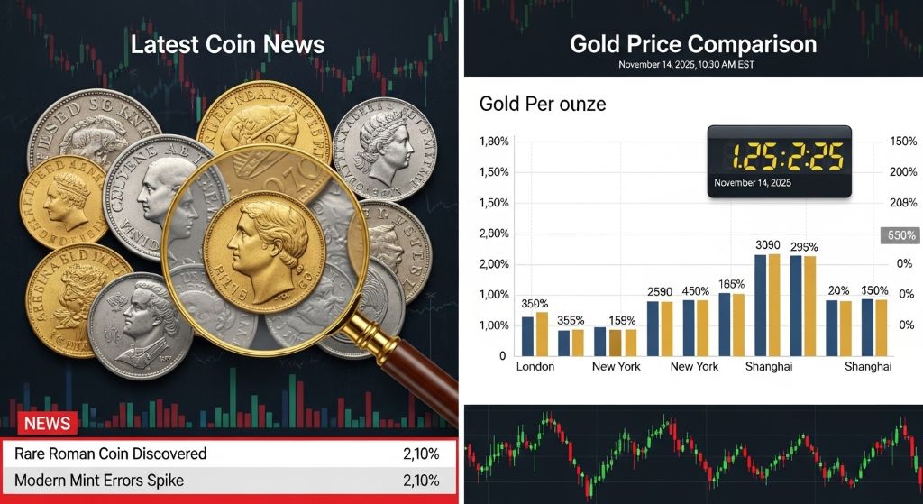 최신 코인 뉴스 및 금 시세 비교 (2025년 11월 14일)