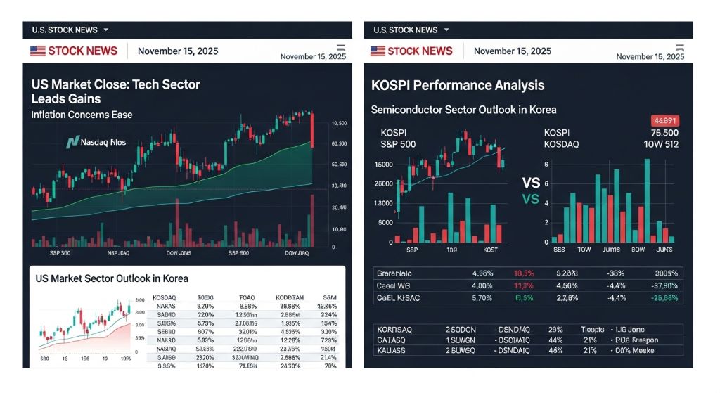 최신 미국 주식 뉴스 및 한국 주식 비교 (2025년 11월 15일) 2 최신 미국 주식 뉴스 및 한국 주식 비교 (2025년 11월 15일)
