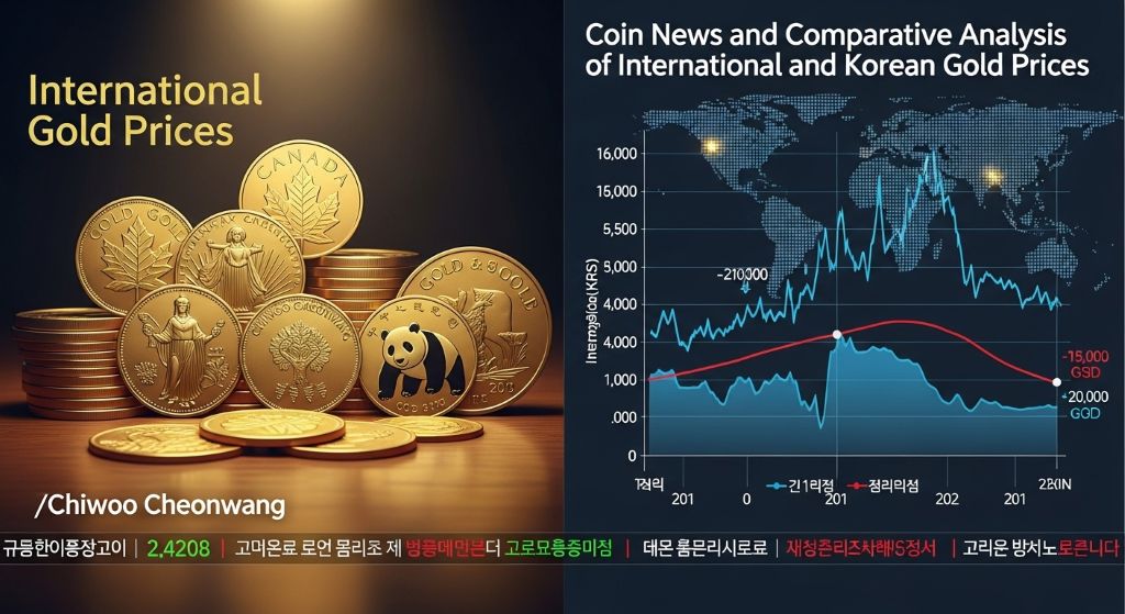 코인 뉴스 및 국제/한국 금 시세 비교 분석 2 코인 뉴스 및 국제/한국 금 시세 비교 분석