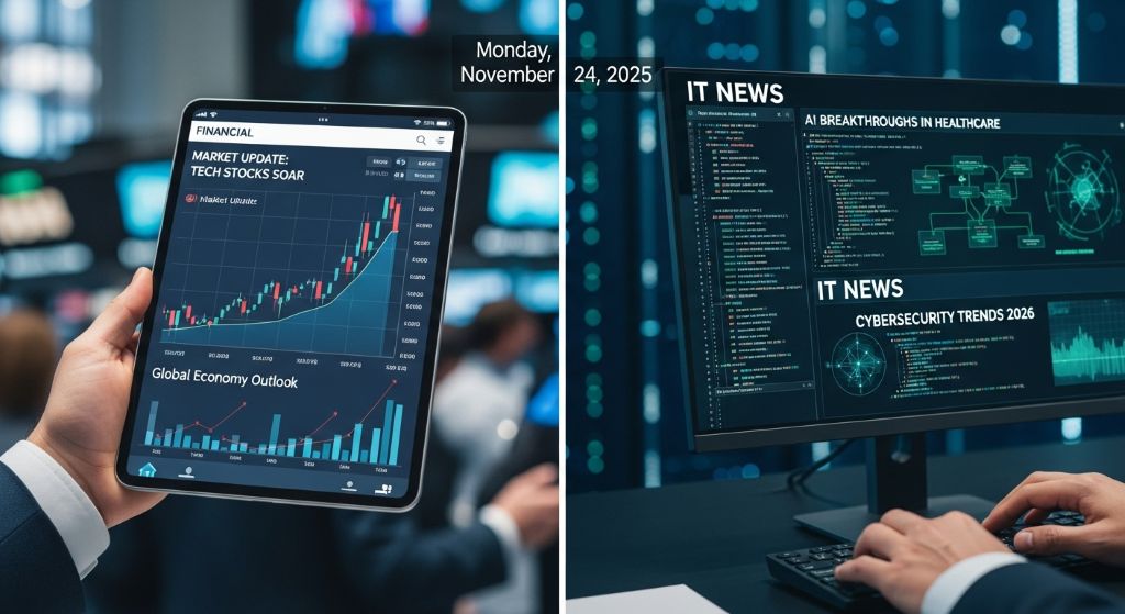 2025년 11월 24일(월) 기준, 최신 금융 및 IT 뉴스를 정리