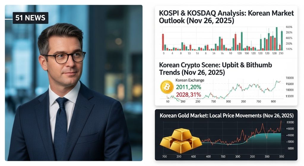 최신 미국주식뉴스 및 한국주식 을 비교하고 최신 코인뉴스 및 국제금시세와 한국금시세를 비교와 더블어 최신 세계 및 국내 IT뉴스 (2025년 11월 26일 기준)