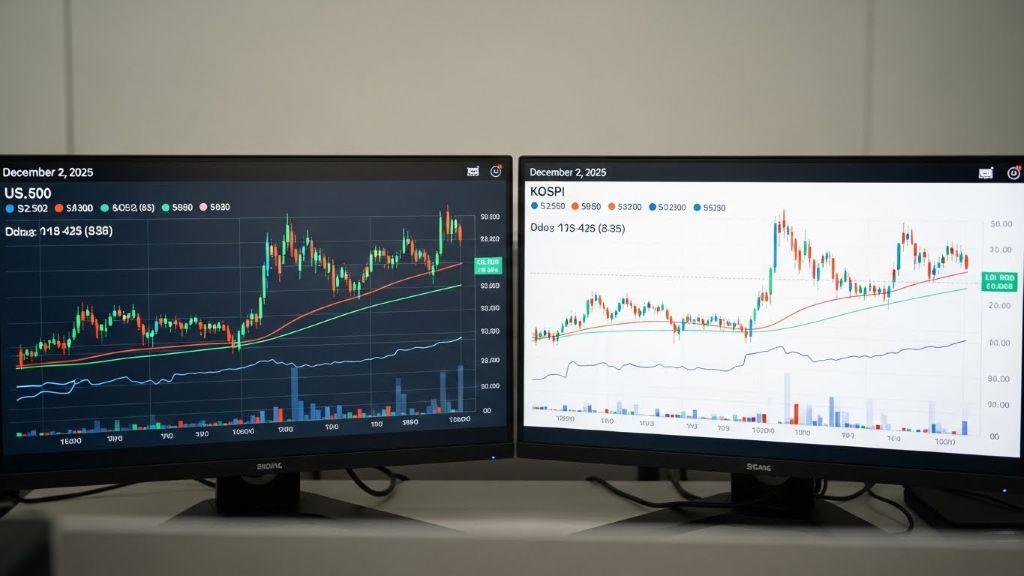 미국 주식 뉴스와 한국 주식 비교 (2025년 12월 2일 기준)