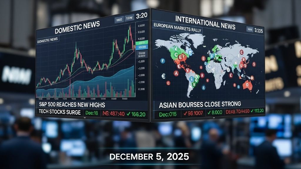 오늘 기준 국내외 주식 뉴스 (2025년 12월 5일 기준)