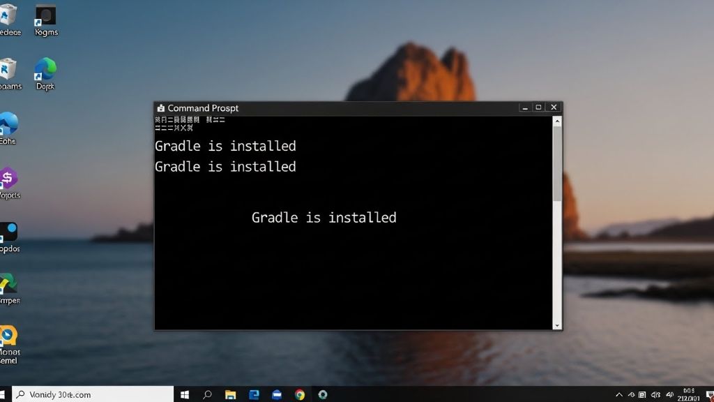 윈도우에서 Gradle은 설치