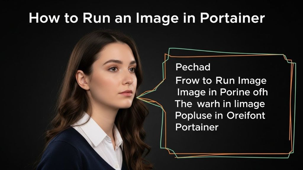 portainer에서 image 실행하는 방법