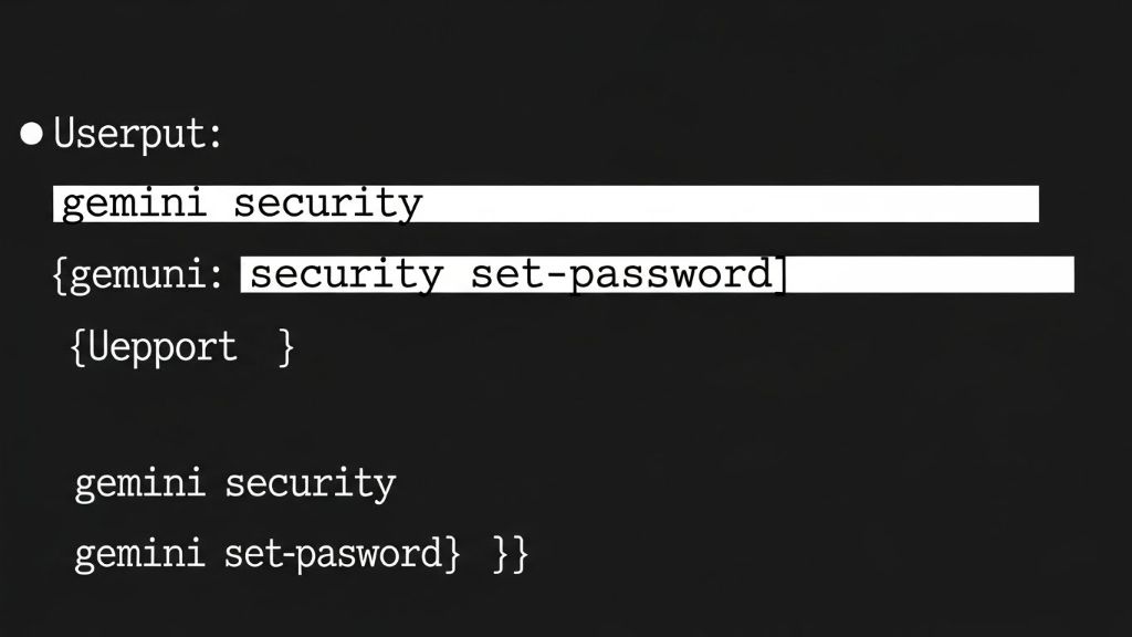  Gemini CLI 보안 모드(Security Mode) 사용법