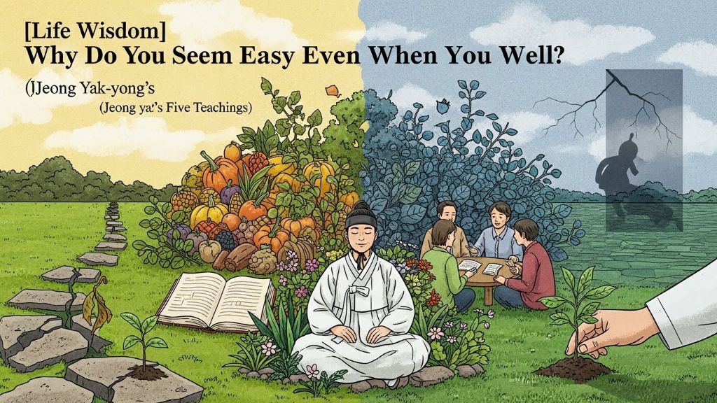 [삶의 지혜] 그대는 왜 착하게 살고도 만만해 보이는가? (정약용의 5가지 가르침)