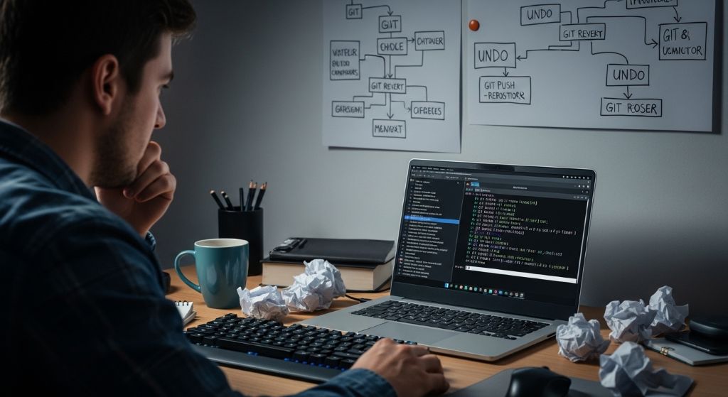 Git에서 작업을 하다 보면 커밋을 잘못했거나, 실수로 원격 저장소(GitHub 등)에 푸시(Push)까지 해버린 경우가 종종 있습니다. 상황별로 가장 적절한 취소 방법