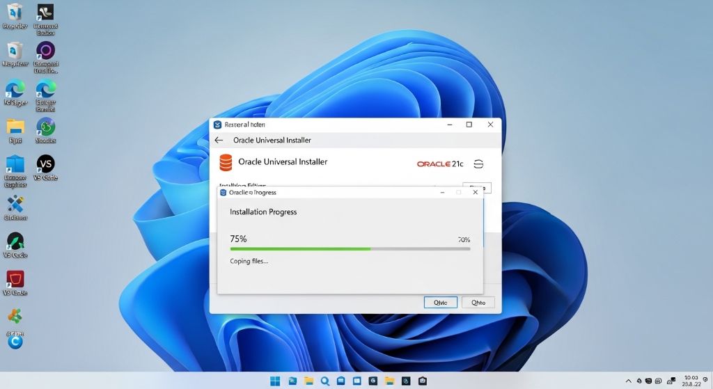 Oracle 21c XE Windows 11 재설치