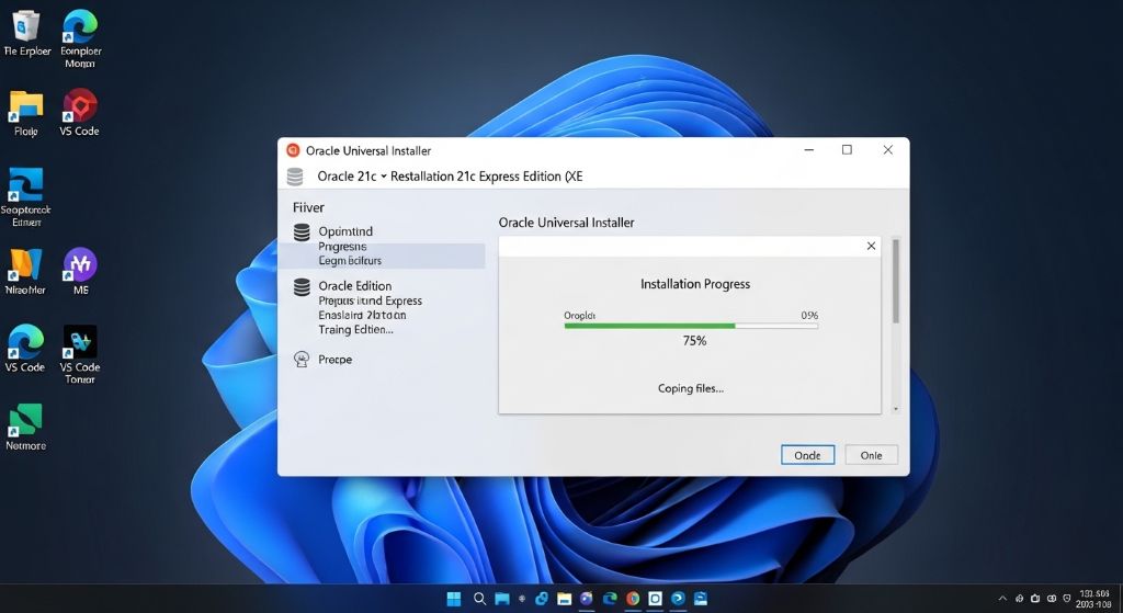 Oracle 21c XE Windows 11 재설치