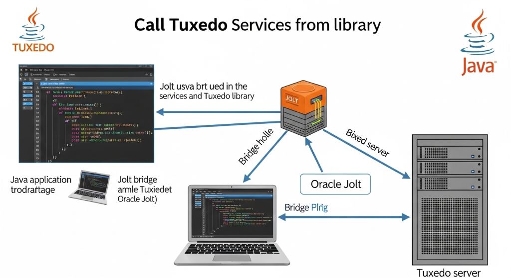 Tuxedo 서비스를 Java에서 호출하기 위해서는 일반적으로 Oracle Jolt 라이브러리를 사용