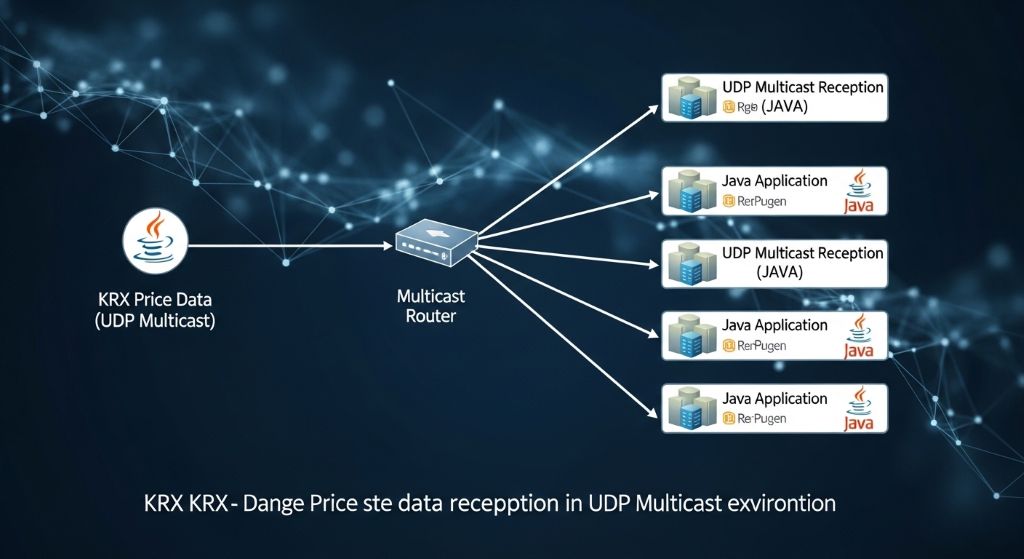 KRX(한국거래소) 시세 데이터는 보통 UDP Multicast 방식 수신샘플(JAVA)