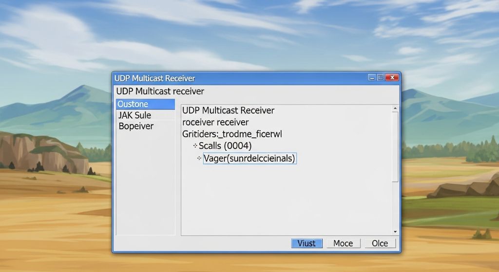 JDK 1.8 환경에서 동작하는 UDP 멀티캐스트 수신 프로그램