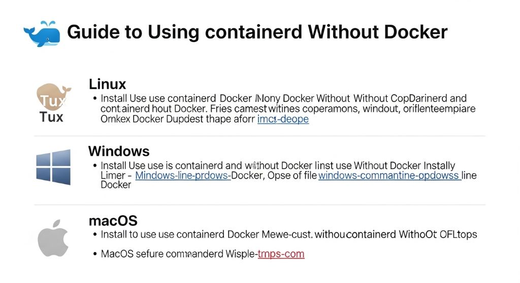 🐳 Docker 없이 containerd 사용 가이드 (OS별 분리)